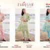 Zarqash D. No 216 Organza  Wholesale Pakistani Readymade Salwar Suit Catalog